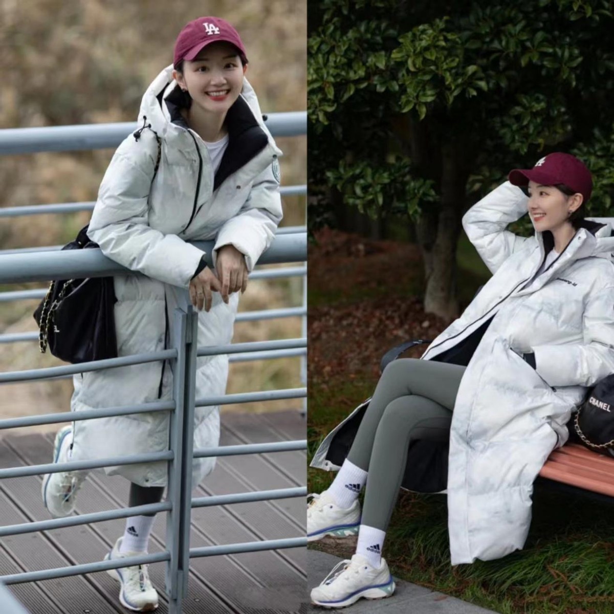 长款羽绒服大衣穿搭高级感,羽绒服大衣内搭中长保暖