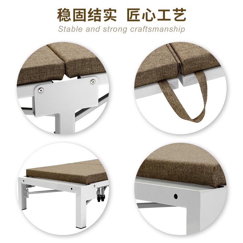 专业午睡折叠床批发,四折午休折叠床厂家