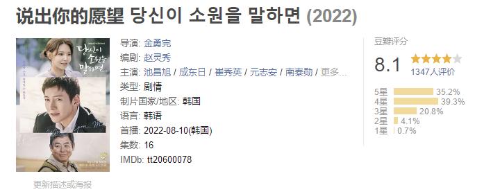 说出你的愿望韩剧合集,说出你的愿望韩剧全集解说