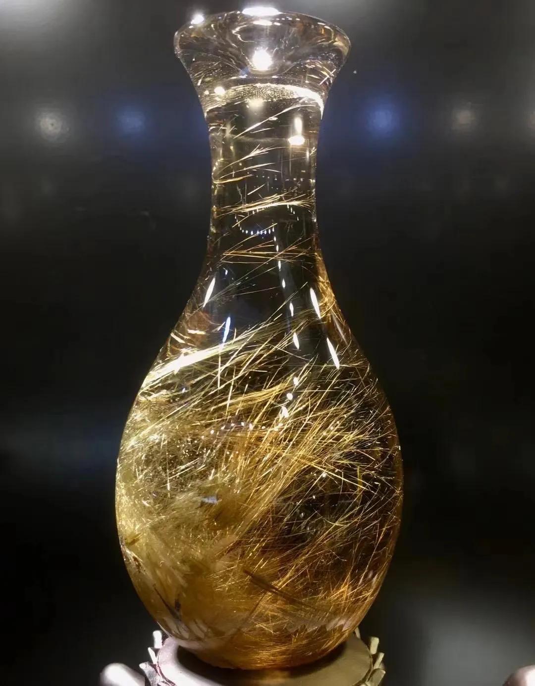 天然水晶原石超大摆件,天然水晶18寸黄色天然水晶球摆件