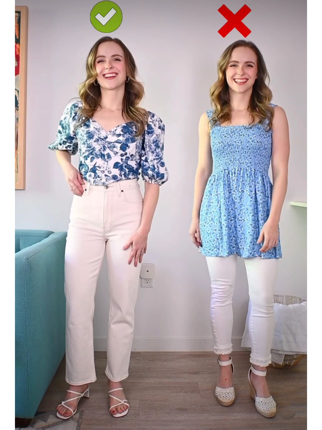 小个子显高，我就服这对双胞胎！这3个穿搭秘诀，照着用显瘦增高