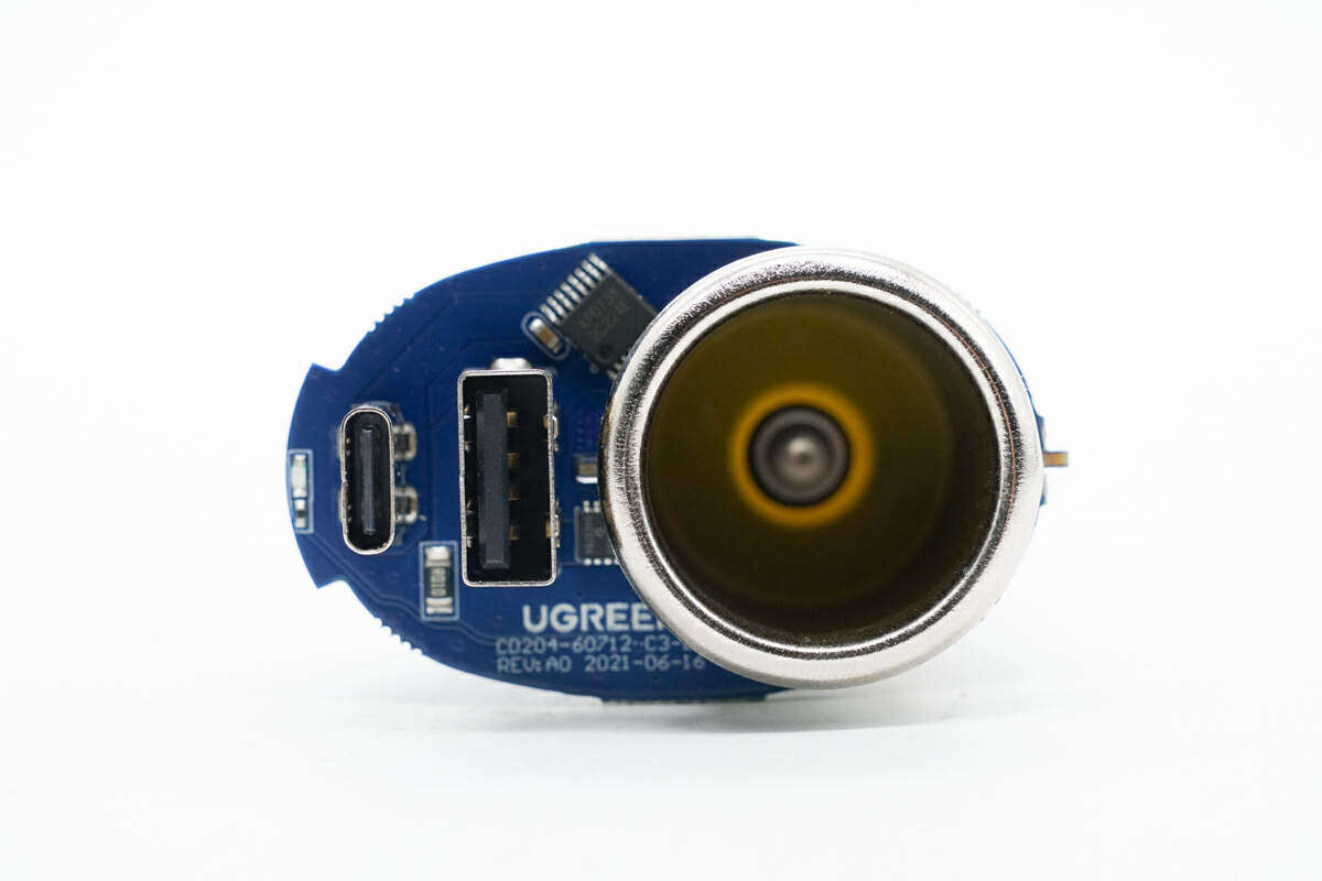 绿联车载点烟器15瓦能快充吗,点烟器车充拆解