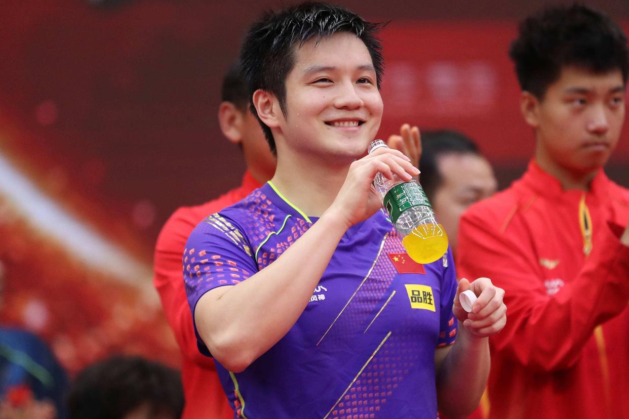 樊振东26岁世乒赛卫冕,吴敬平马琳王皓许昕樊振东