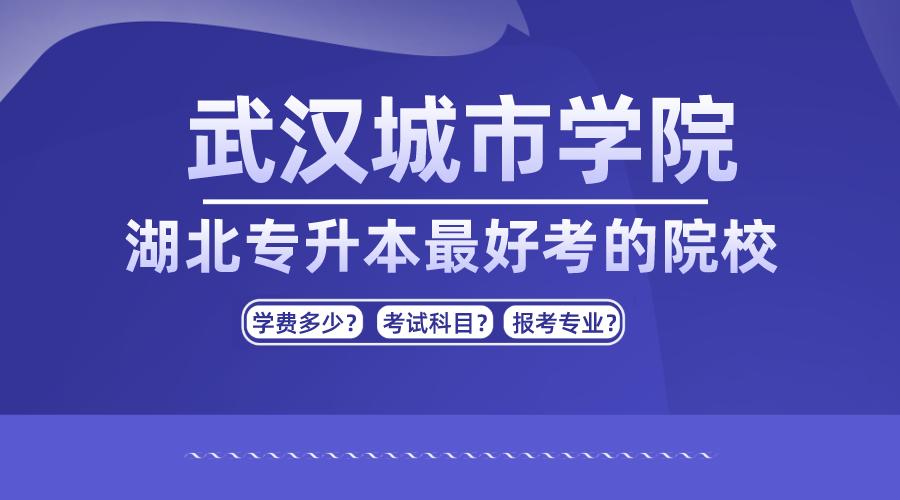 武汉城市学院专升本学费多少,武汉城市学院升本能去哪个学校