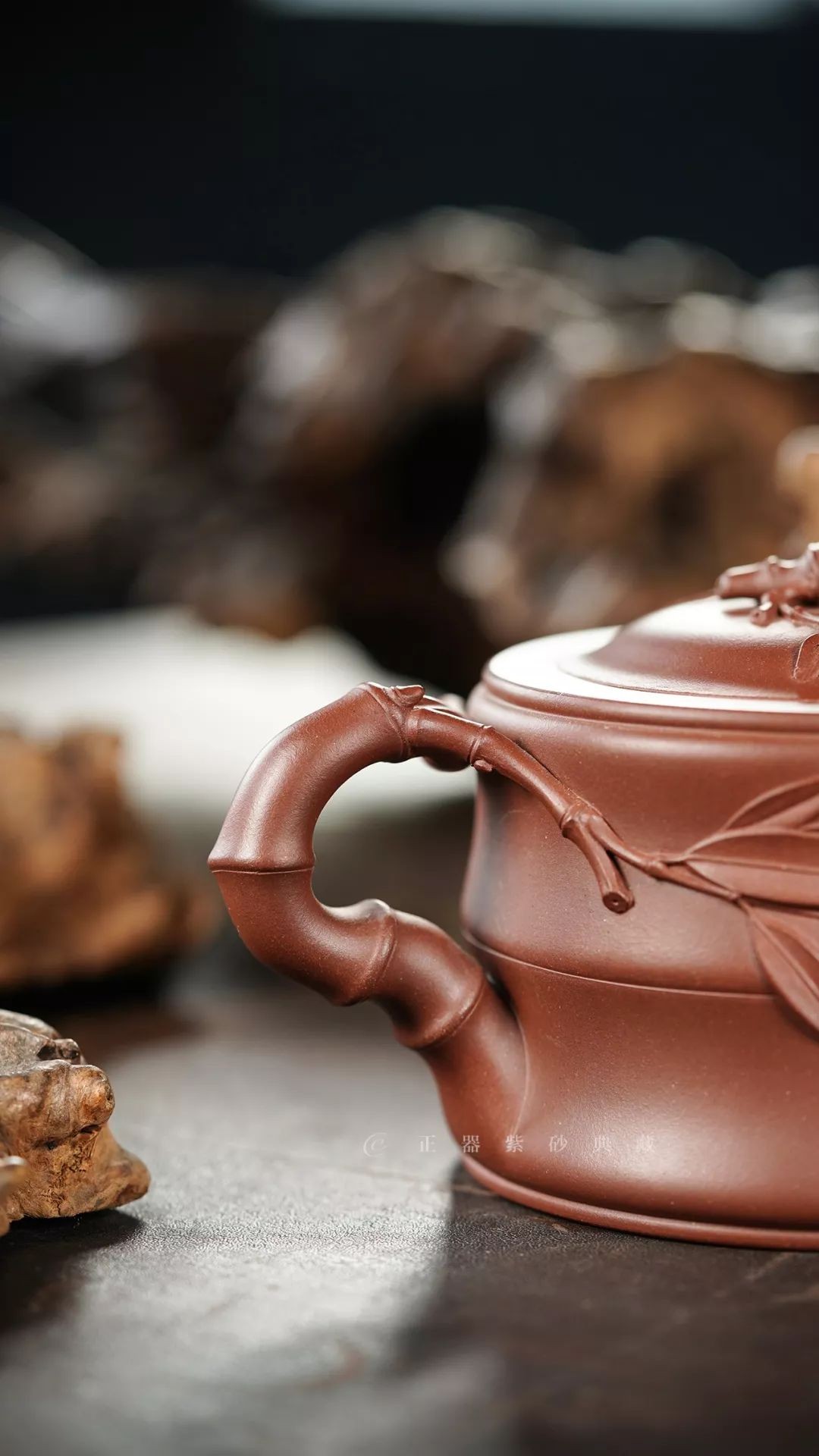 正器紫砂典藏,季益顺紫砂壶真品竹节系列