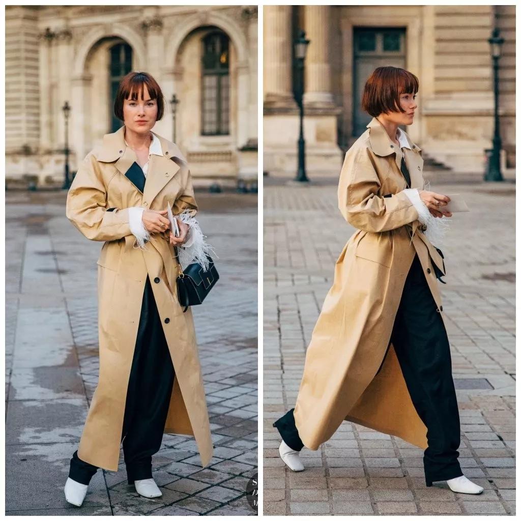 驼色外套内搭什么色彩打底,158梨形身材驼色大衣搭配高级感