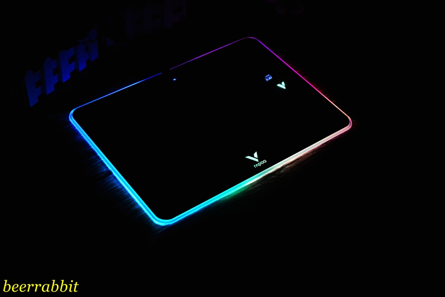 雷柏v10rgb鼠标垫中间凸起,雷柏v10rgb无线充电鼠标垫拆解