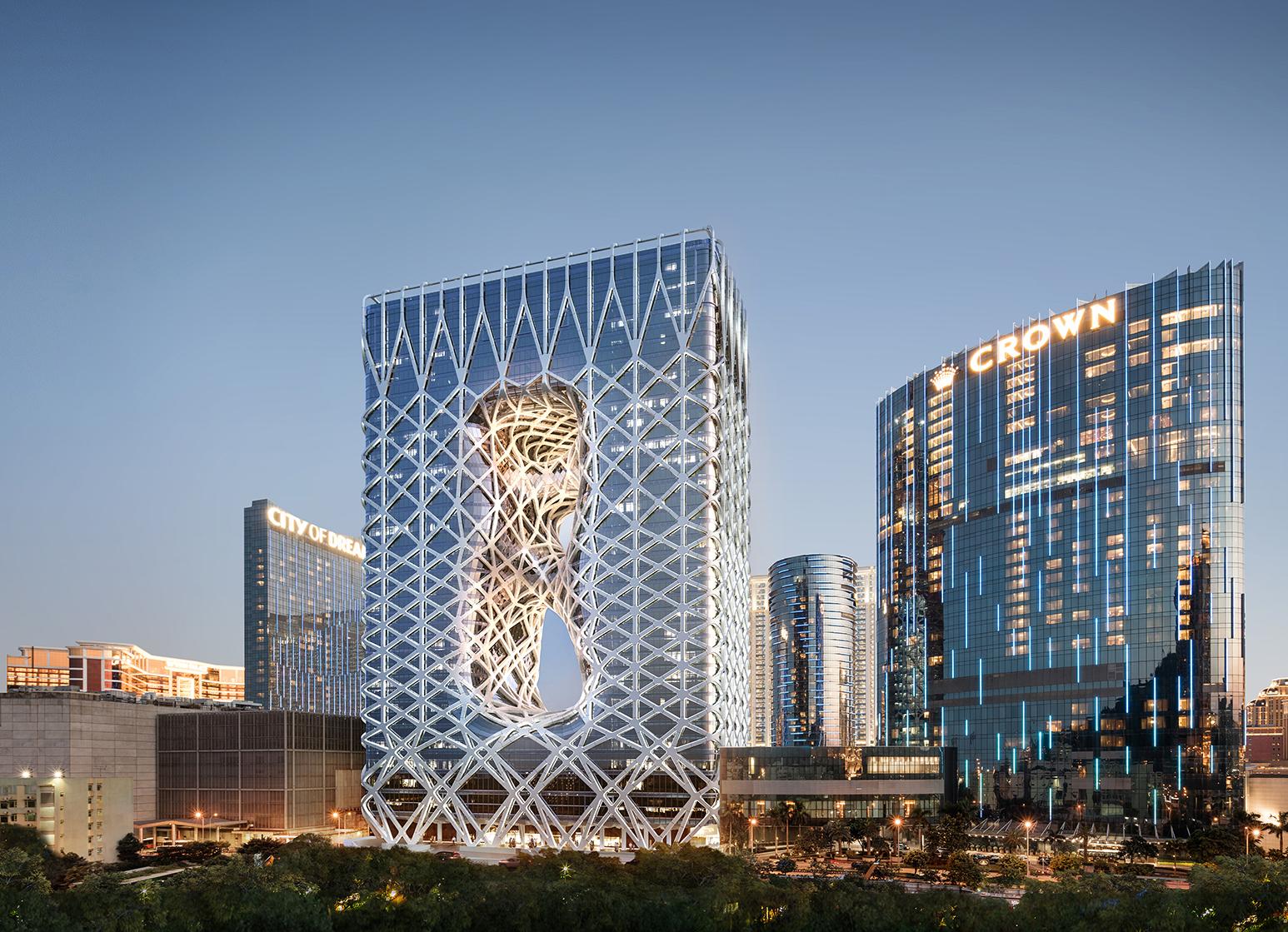 澳门五座极具特色的超高地标建筑,澳门地标建筑多高