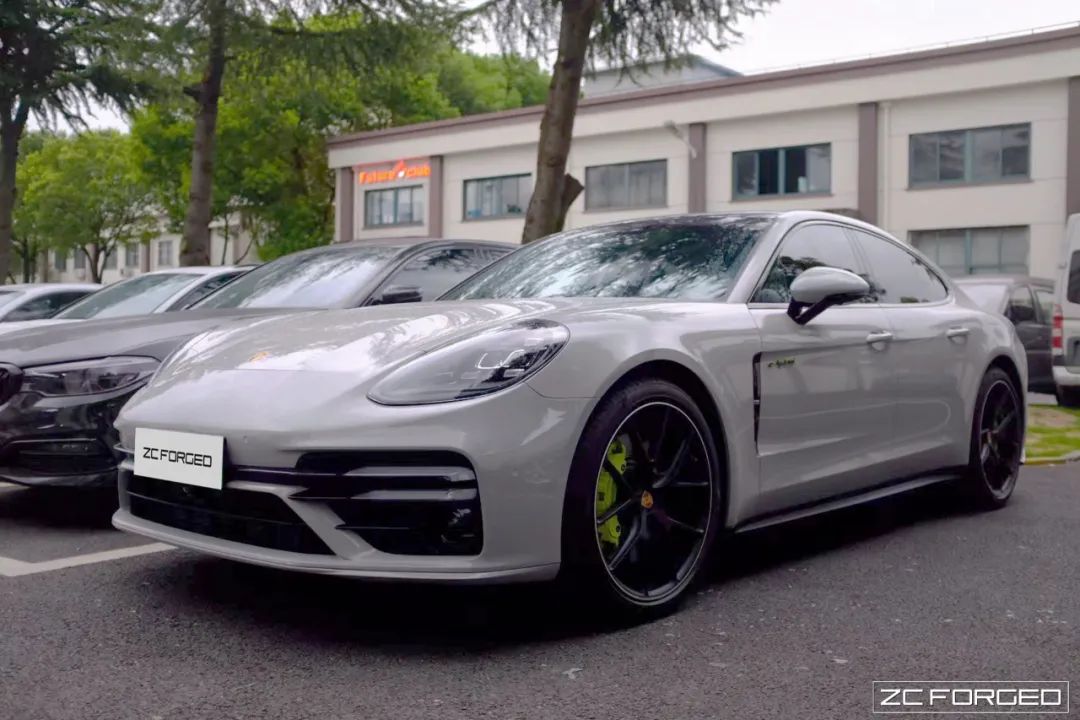 保时捷panamera改taycan前脸,保时捷panamera改装宽胎