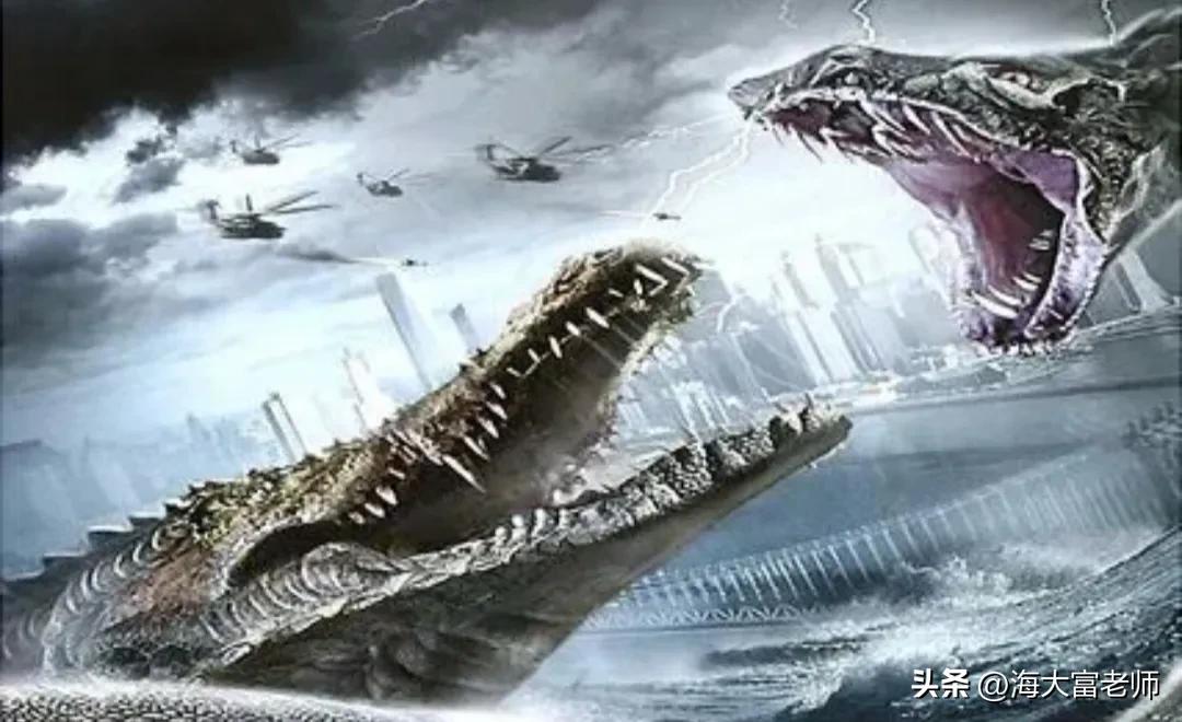 巨蟒大战恐鳄电影中巨蟒有几米,巨蟒大战恐鳄电影片段