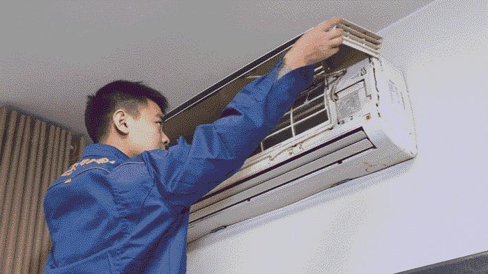 挂式空调清洗过滤网拆卸步骤图,aux立式空调怎么清洗过滤网