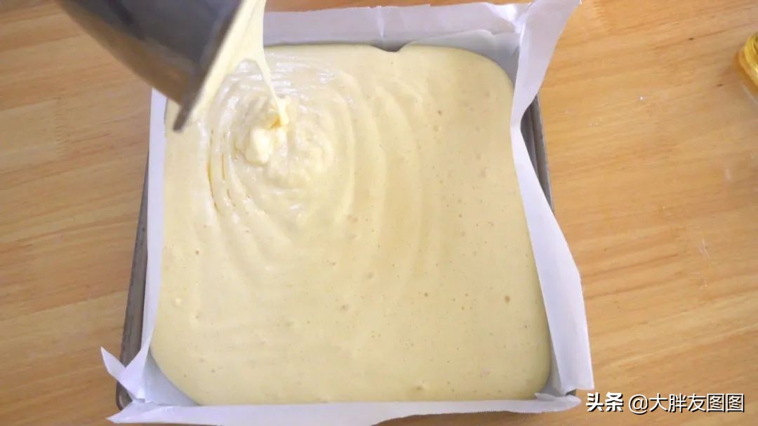 最简单的老式蛋糕的做法,松软细腻好吃的无水蛋糕的做法