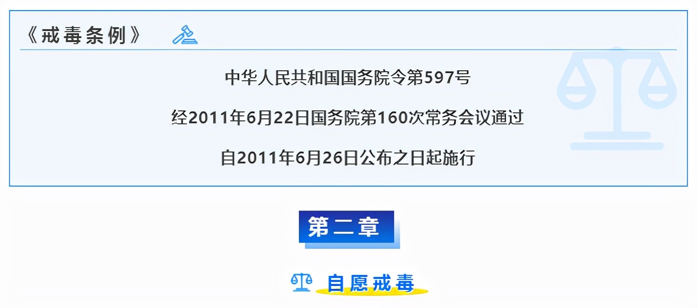 禁毒普法丨《戒毒条例》之“自愿戒毒”