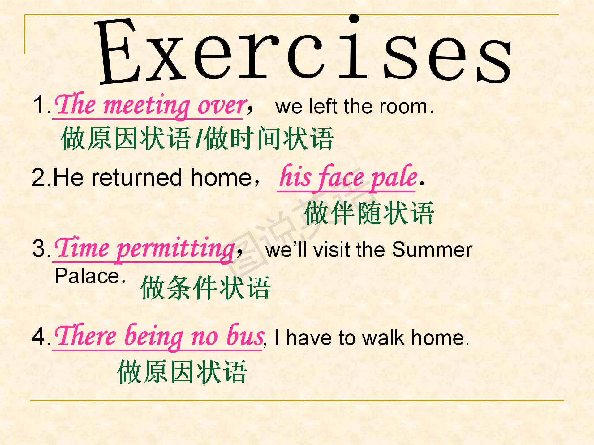 新概念英语第一册句型转换详解,新概念英语语法公式大全