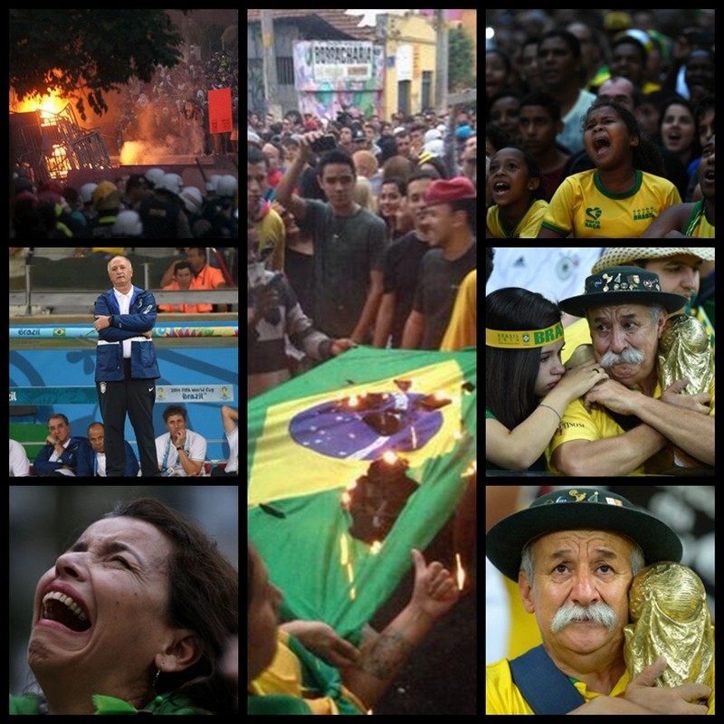 世界杯惨案巴西足球的至暗时刻,巴西世界杯巴西1-7惨败德国分析