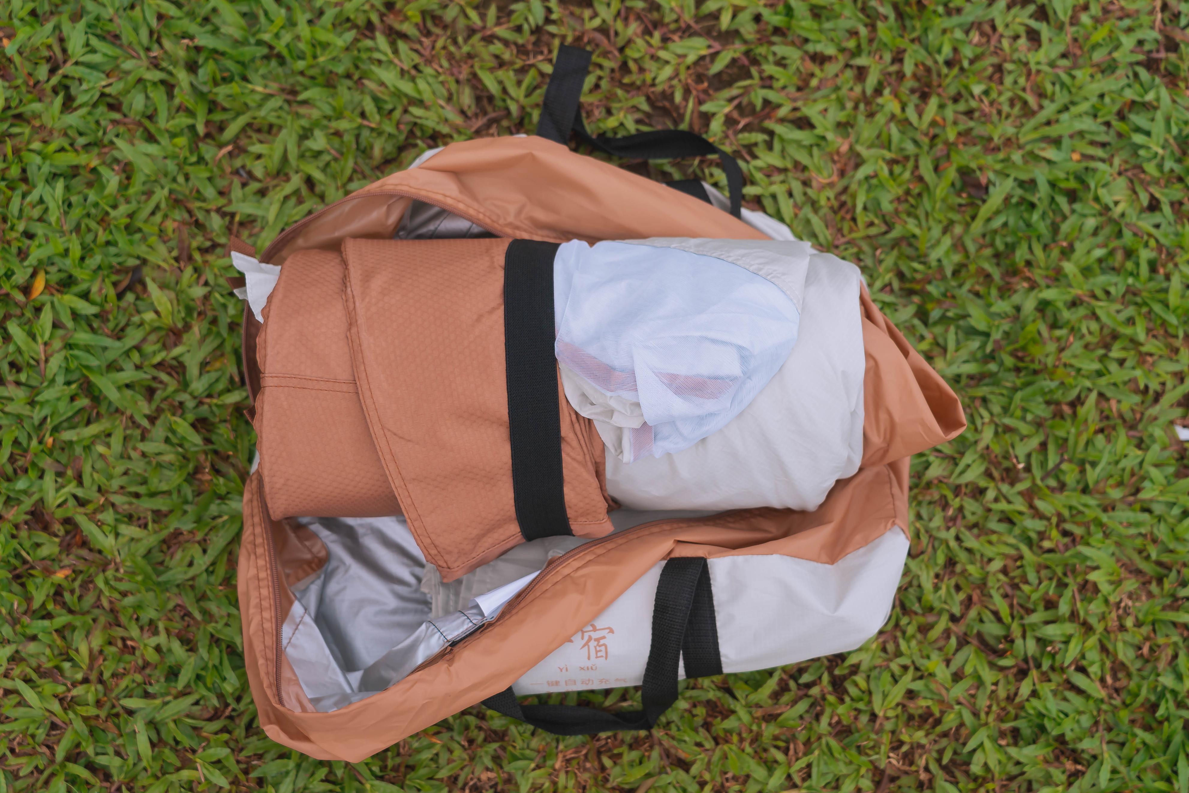 露营简易床垫,快速搭建的露营帐篷