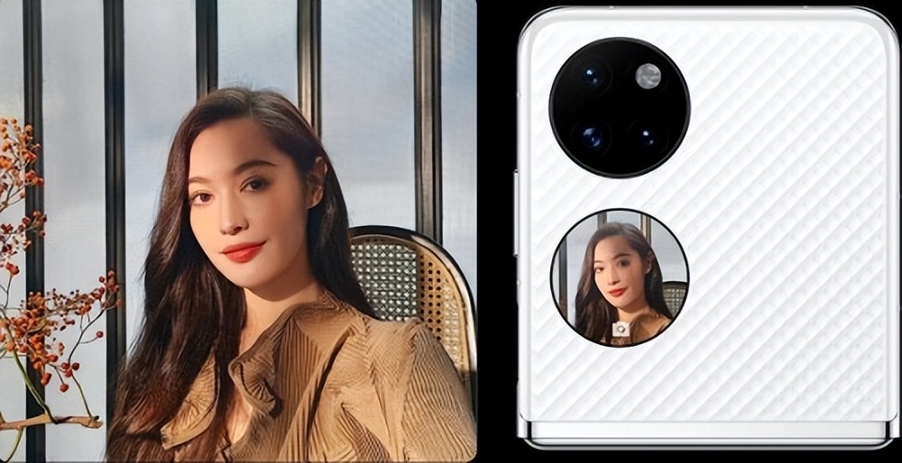 华为pockets折叠后如何拍照,华为pockets后置自拍
