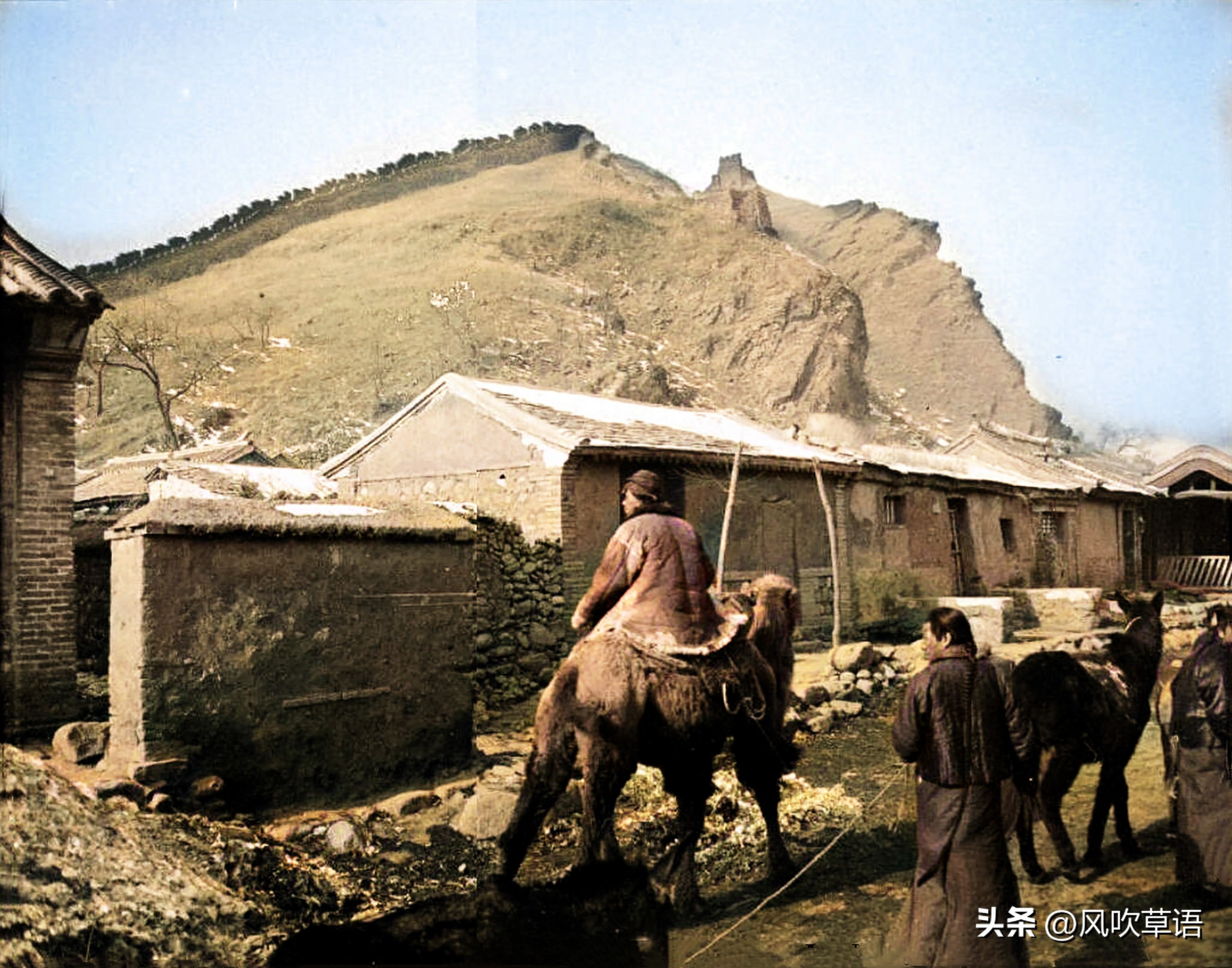 1860-1910年代北京城墙老照片,古城堡老照片