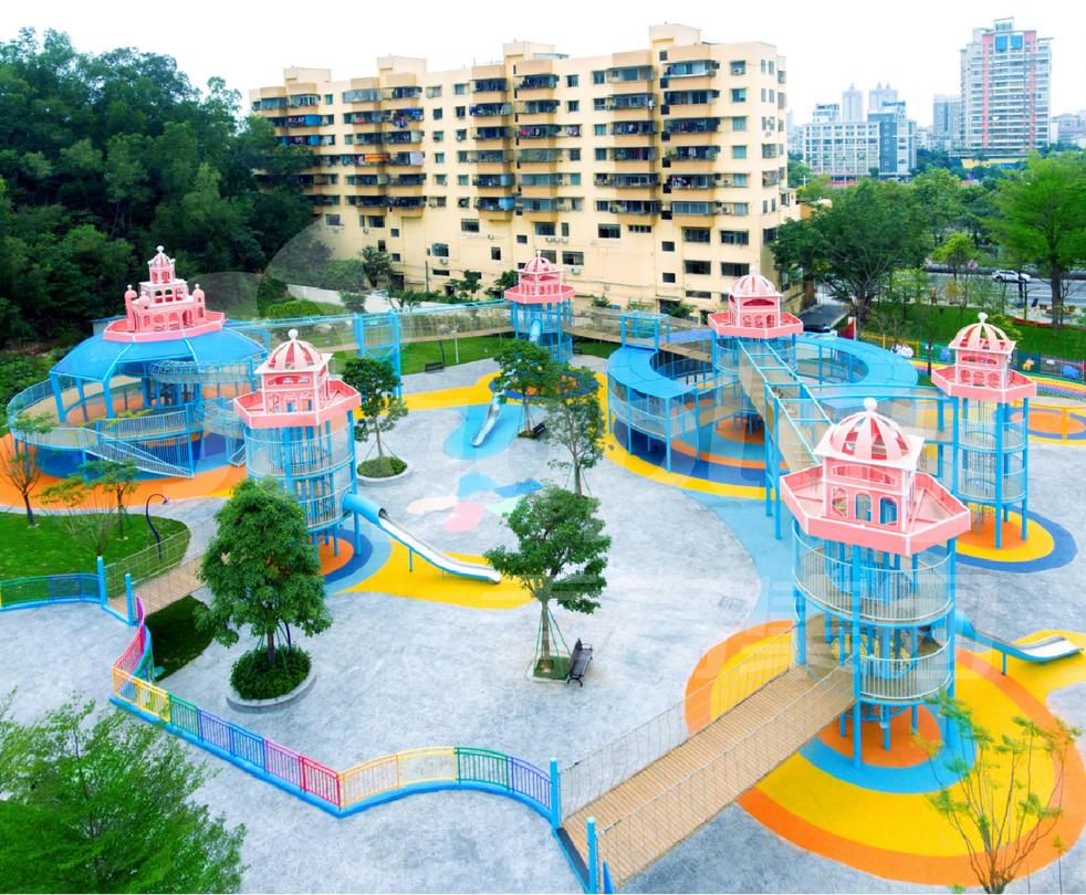 【江门市儿童公园】来啊，一起去寻沙游梦乐园上天入地吧！