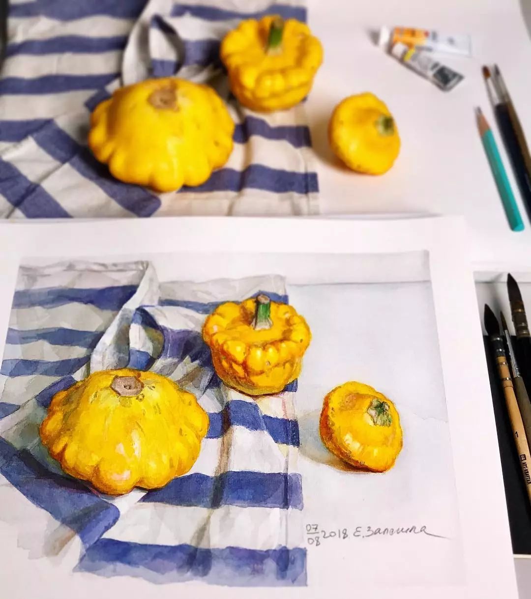 水彩画面脏？颜色单薄？不会调色，简单教程让你从小白变成大神