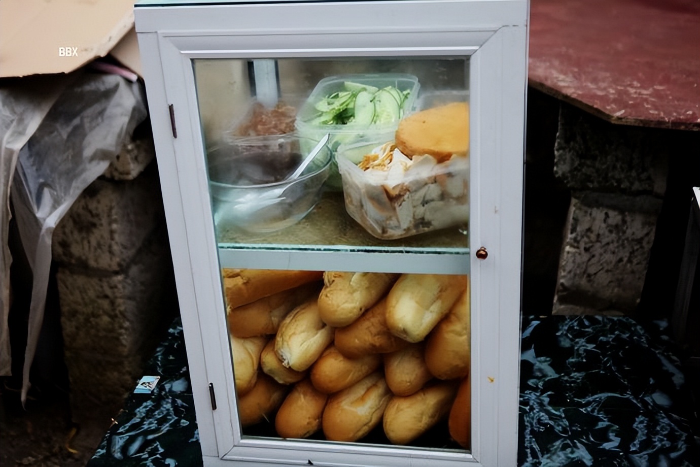 中越边境越南的露天集市,高平集市