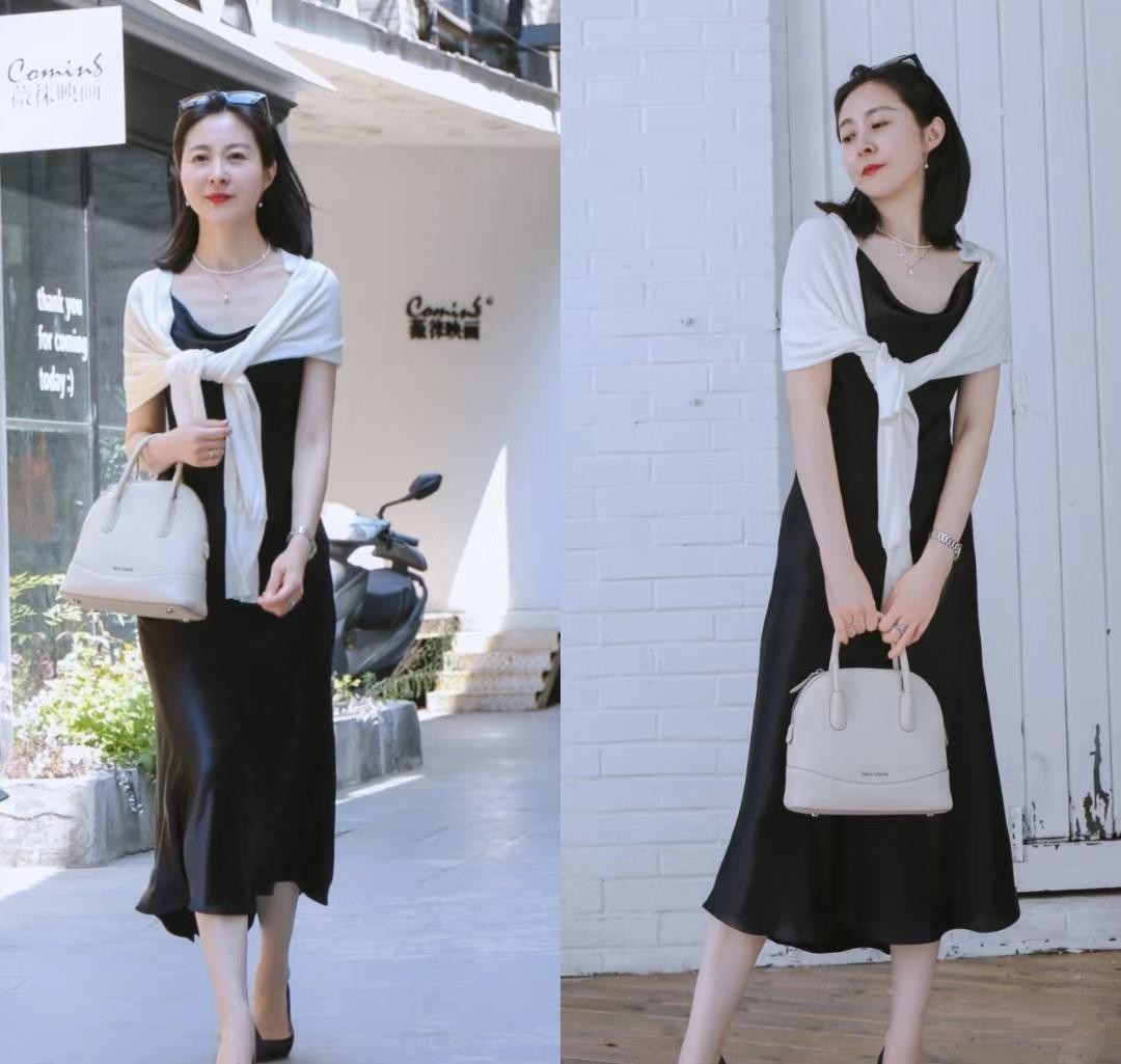 小个子气质穿搭中年女高级感,小个子穿长裙怎样穿出高级感