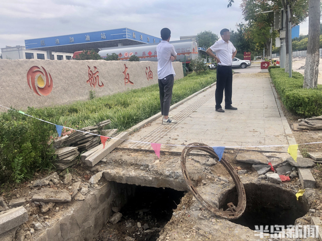 “油井”！小区自来水飘油花散油味，浸泡供水阀的“柴油”从何冒出？半岛记者实地探访