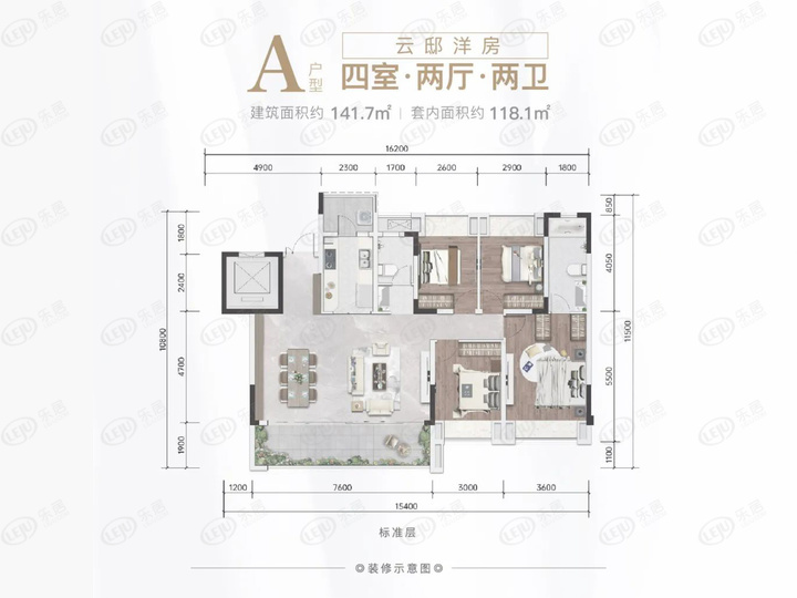 江津鲁能领秀城欧式装修效果图,重庆江津鲁能领秀城户型图