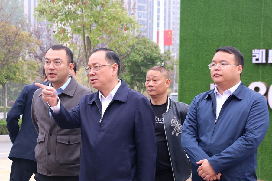 盛文军调研三产业重点项目