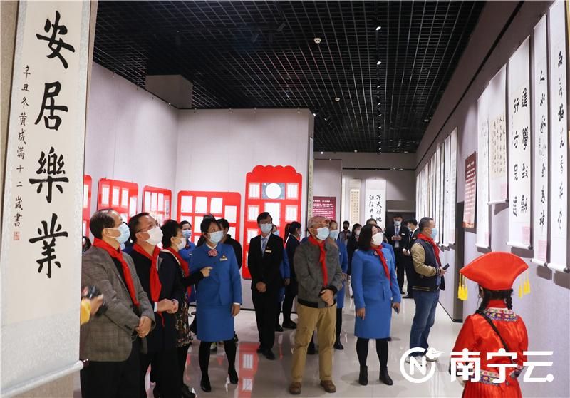 南宁市教育系统迎春艺术作品展,迎新书法作品展硬笔