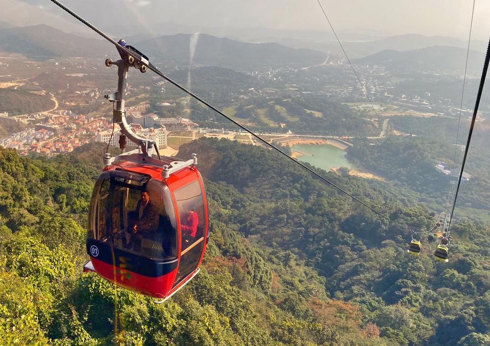 惠州罗浮山全国最长的索道,惠州罗浮山新索道