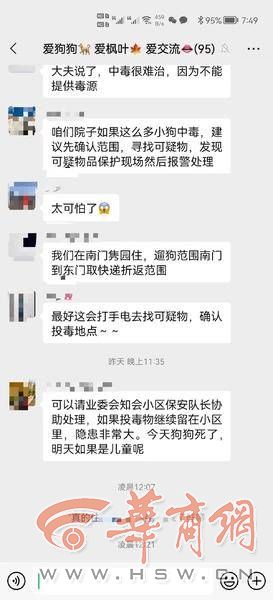 枫叶新家园狗狗中毒事件后续,西安一小区内多只宠物犬陆续死亡