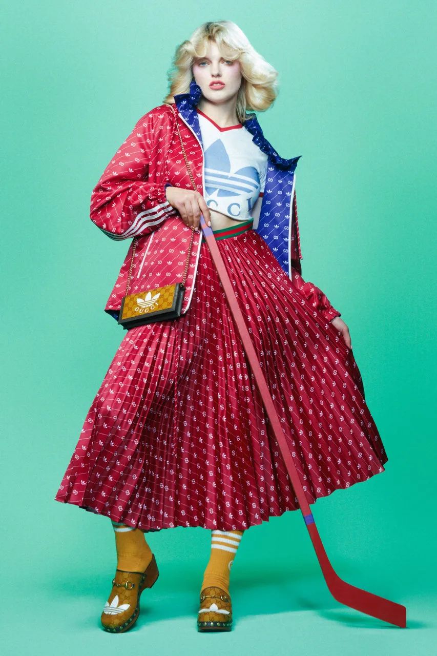 古驰和adidas联名雨伞,gucciadidas雨伞