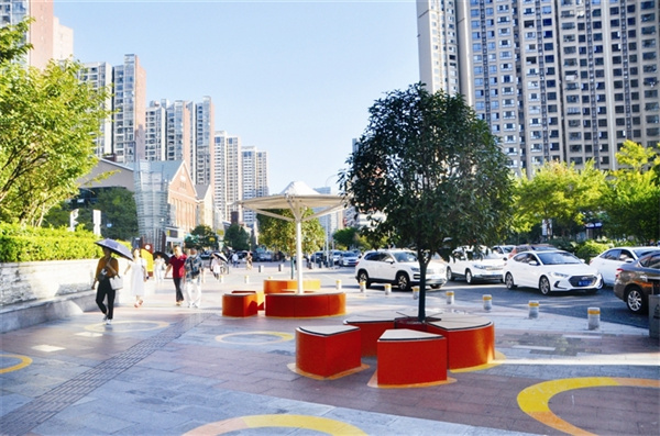 沈阳市双合园口袋公园设计理念,口袋公园打造特色休憩空间