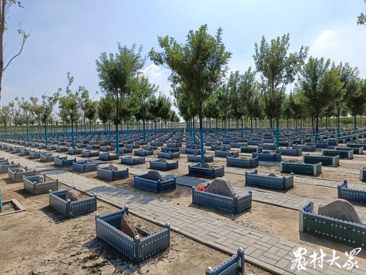 乡镇建起公益性公墓，村民殡葬费用减去一个“零”