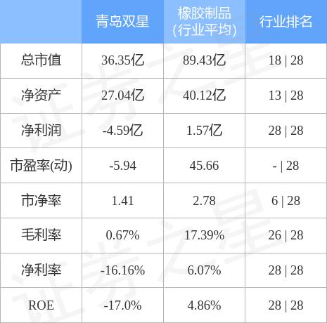 青岛双星（000599）12月6日主力资金净买入84.51万元