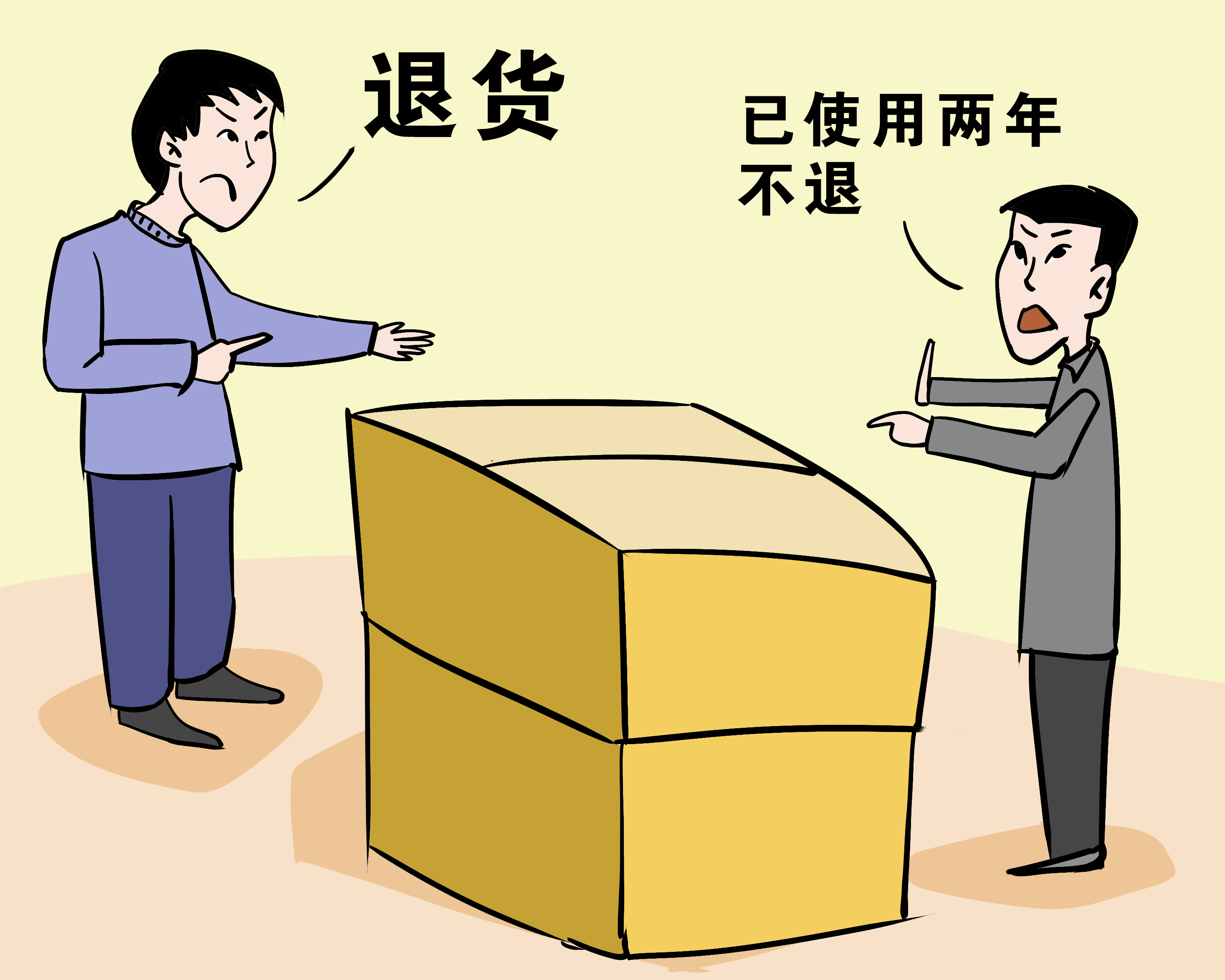 购买二手设备两年后,还能退货吗?