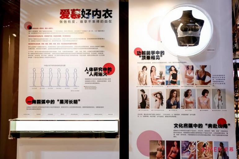 爱慕内衣展2002年,爱慕内衣发布会现场