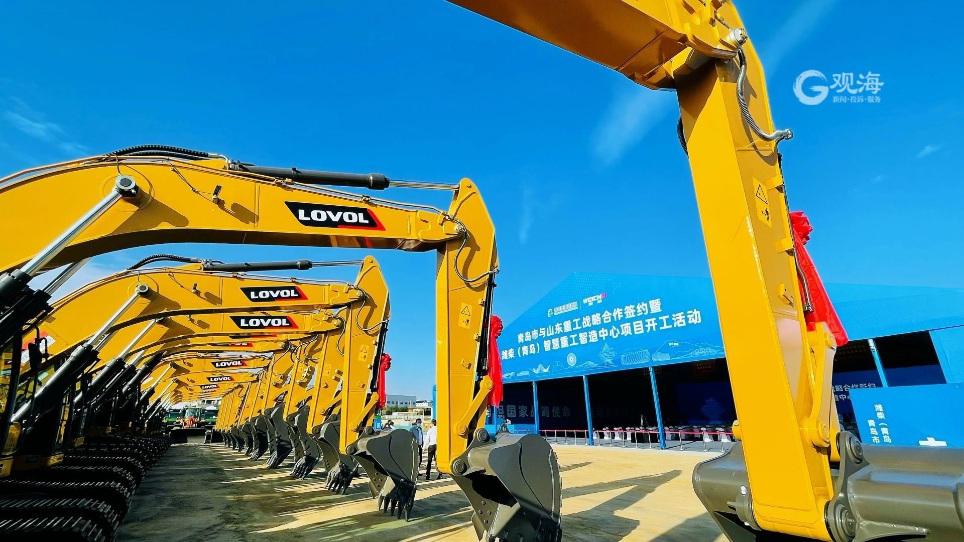 大项目现场看开局①｜潍柴（青岛）智慧重工智造中心项目：打造全球领先的智慧施工设备智造基地