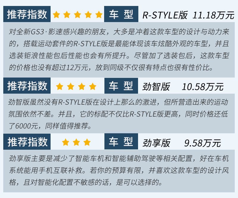 传祺gs3power2022款有何改进,全新一代传祺GS3影速