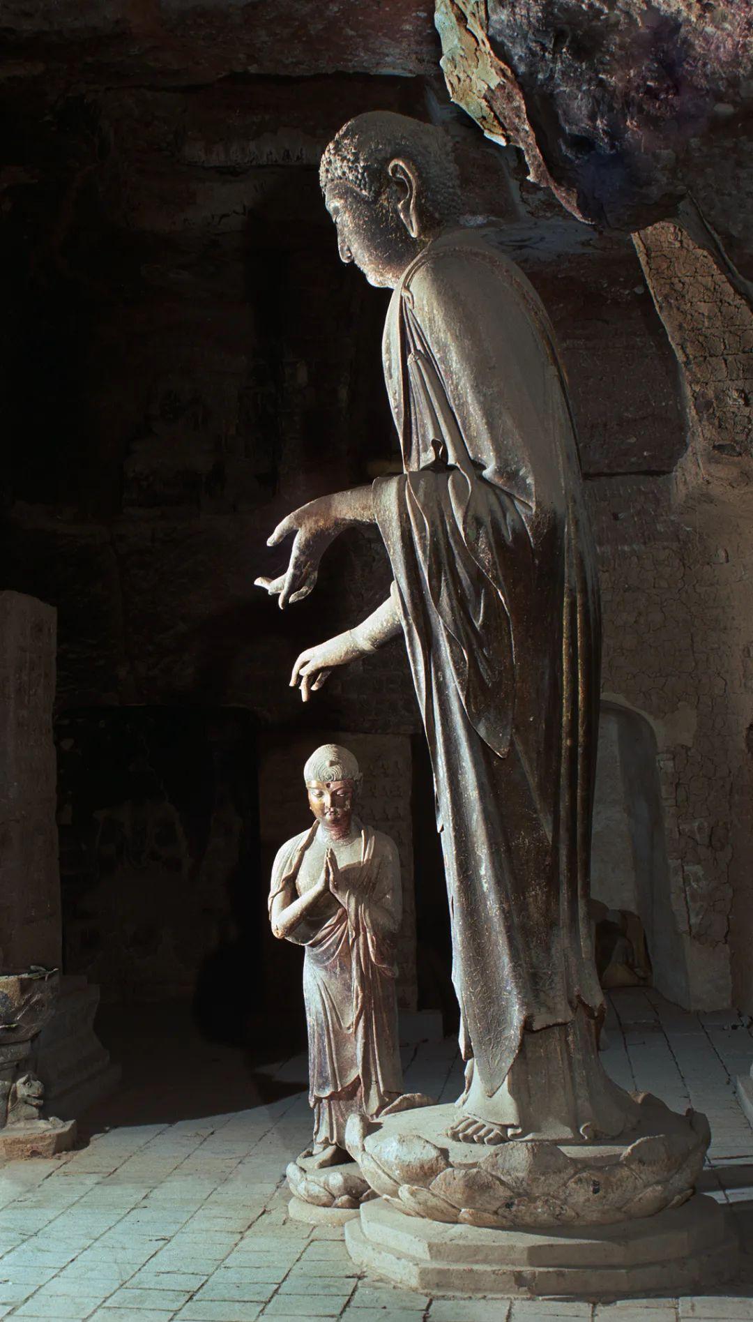 丝路石窟全景图,丝路明珠麦积山石窟