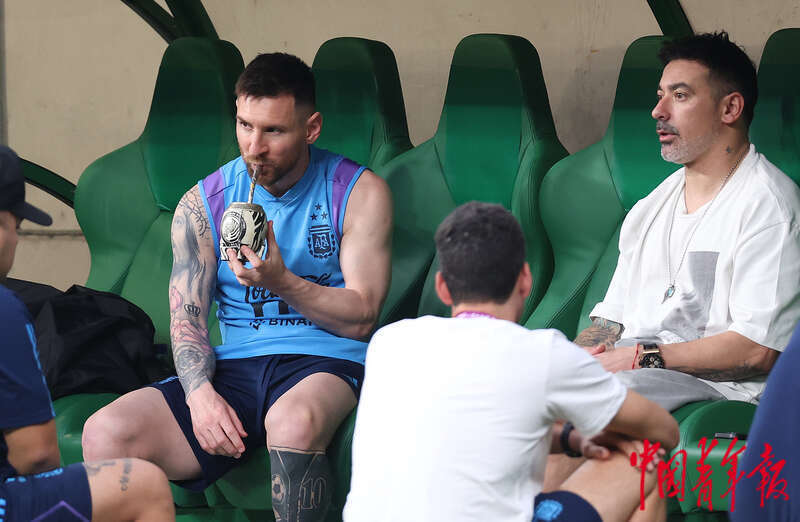 梅西一条龙工体,梅西新工体进球时现场