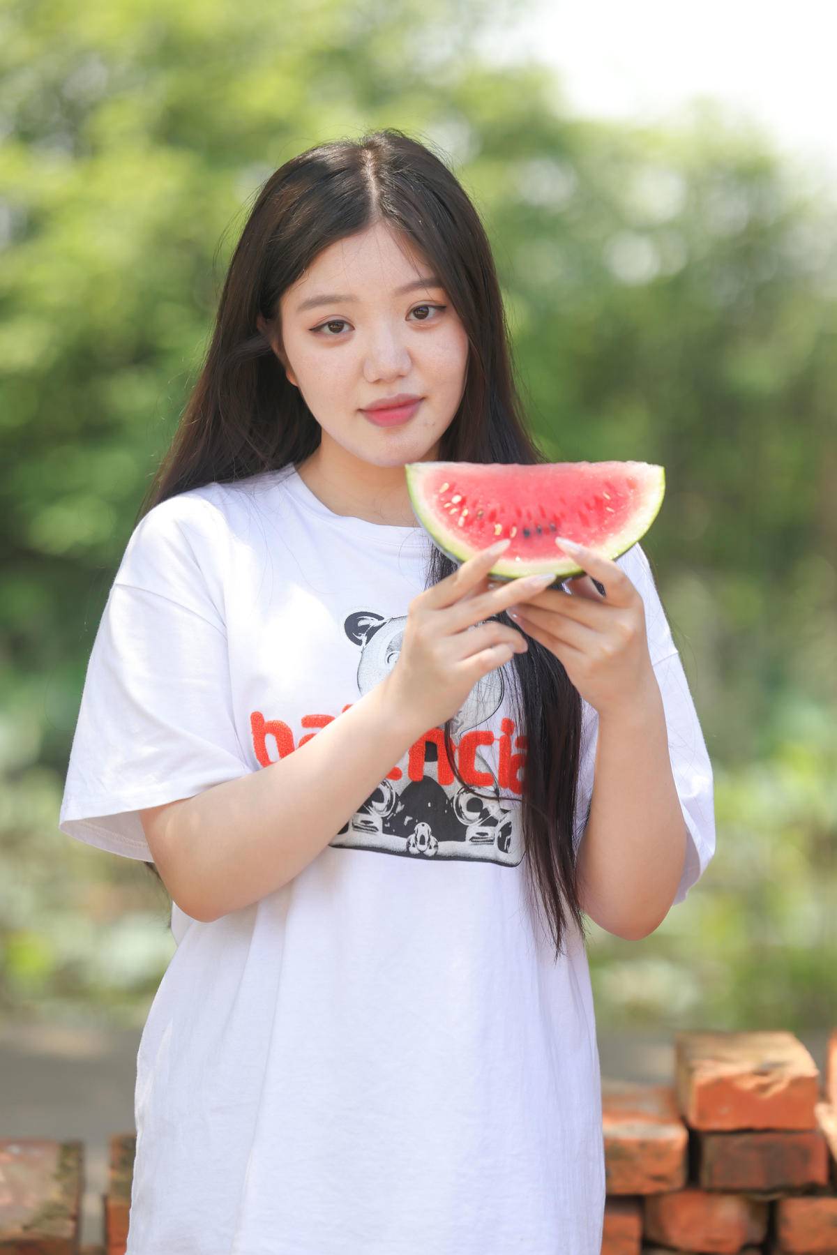 华容区*团蒲**乡，瓜瓜甜到冒泡