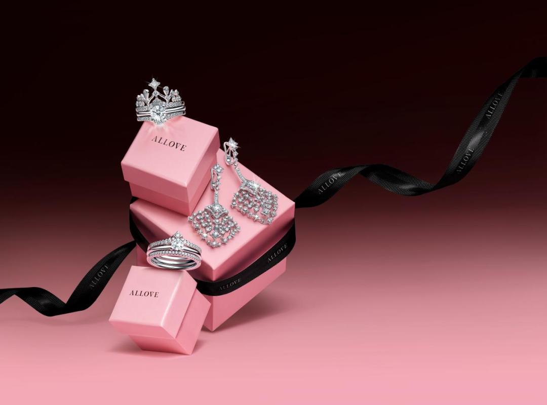 allove十心十箭项链,allove是什么品牌首饰