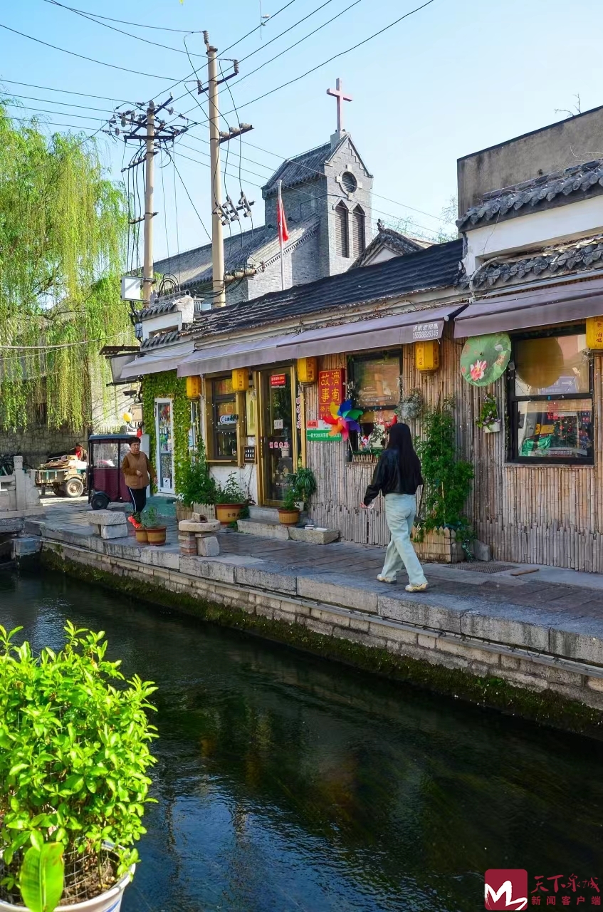 济南城景掠影,济南老城河景